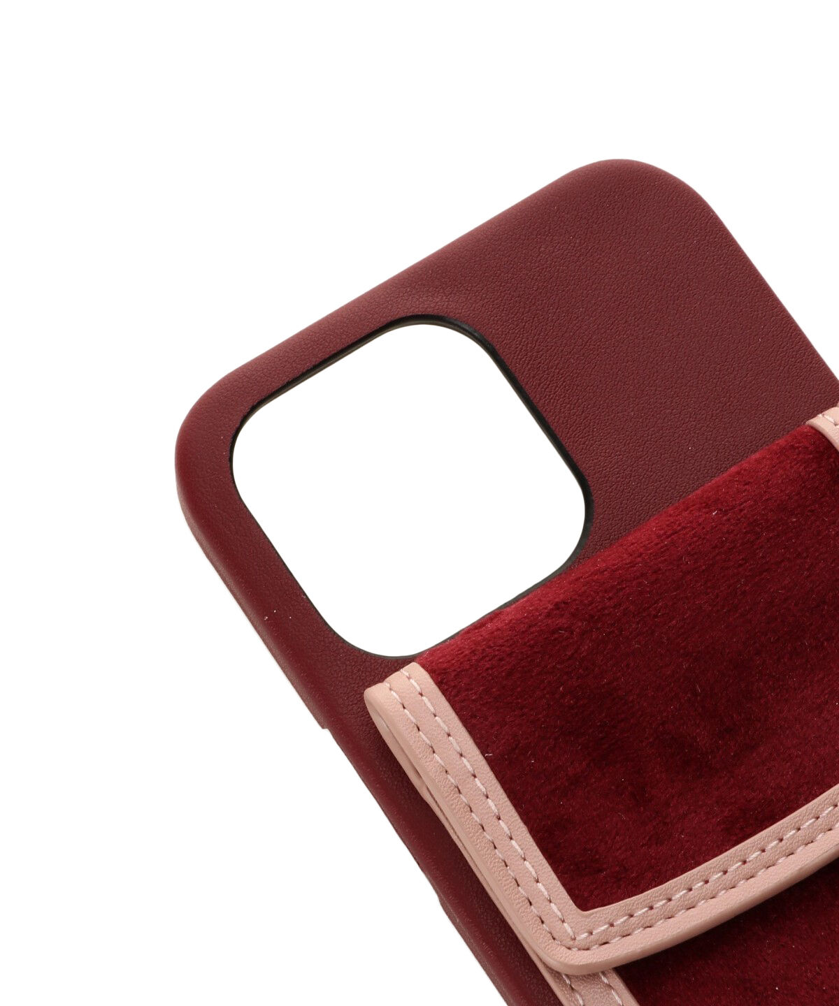 Samantha Thavasa Petit Choice「ベロアポケット付きiPhoneケース13pro」|モバイルケース|