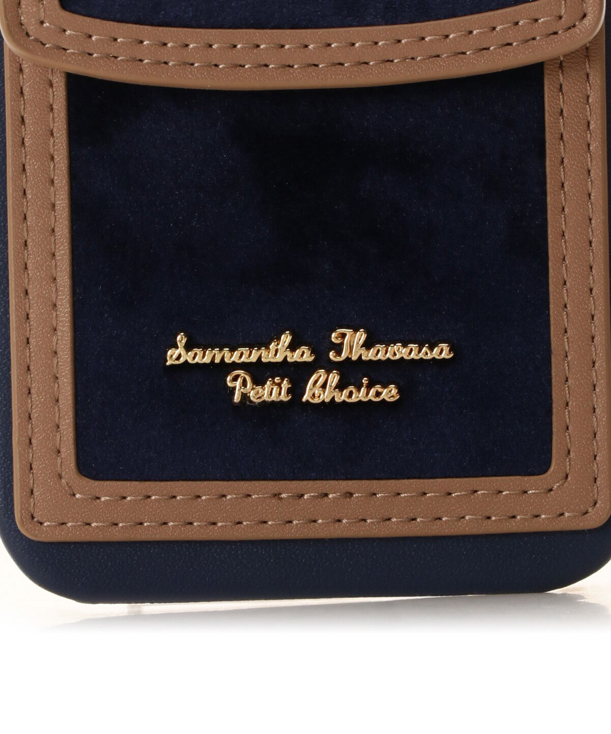 Samantha Thavasa Petit Choice「ベロアポケット付きiPhoneケース13pro」|モバイルケース|