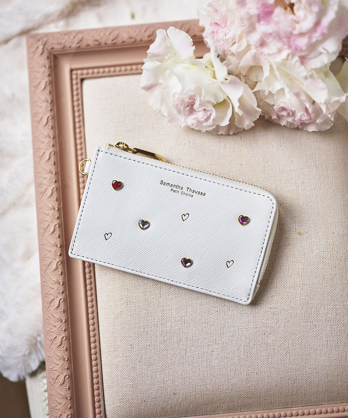 Samantha Thavasa Petit Choice「ハートストーン フラグメントケース」|コインケース|