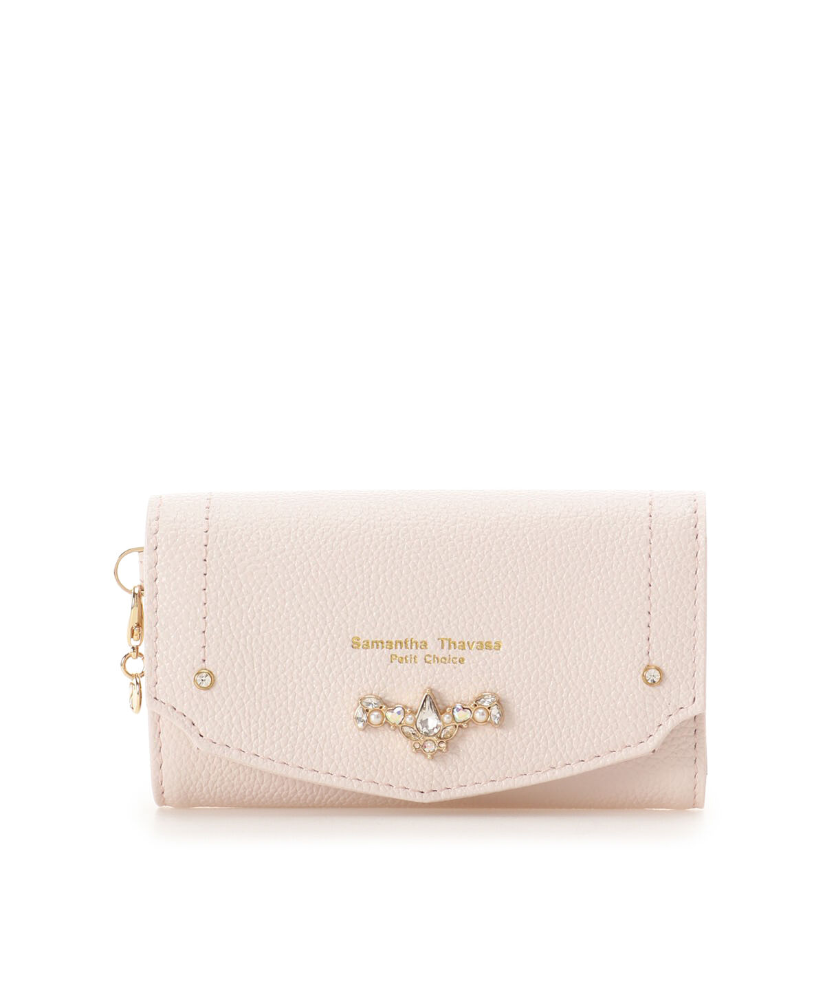 Samantha Thavasa Petit Choice「アーチビジュー キーケース」|キーケース|ピンク