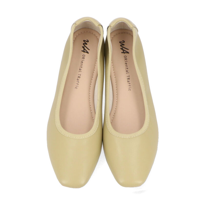 ORiental TRaffic「【WEB限定】ポケッタブルスクエアトゥパンプス/R-4005」|パンプス|