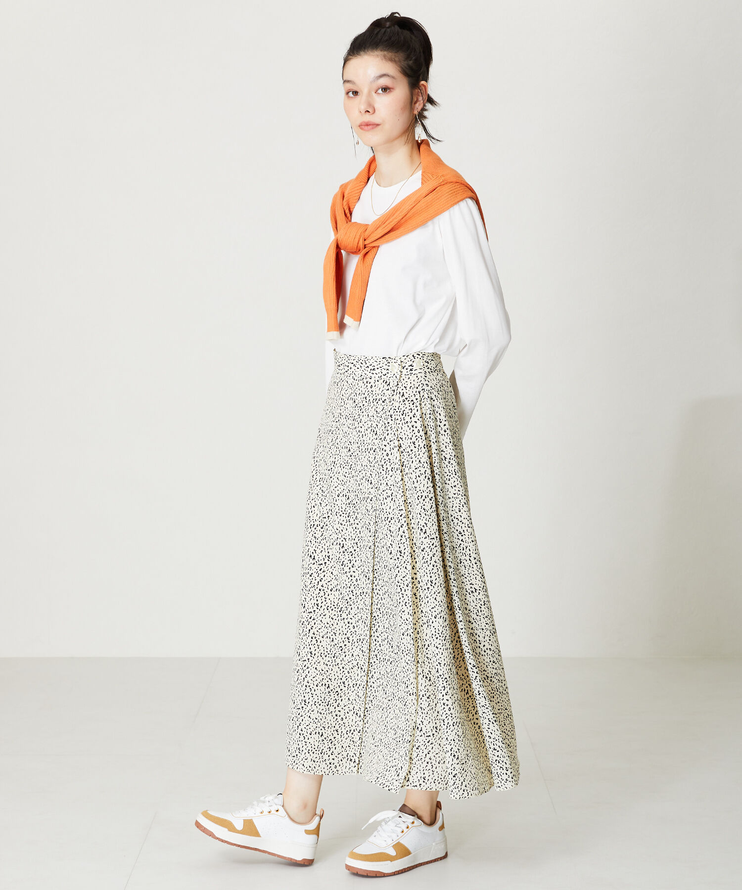 ORiental TRaffic「【トレンド】パンチングミッドソールスニーカー/OT3725 スニーカー 定番 人気 売れてる」|スニーカー|