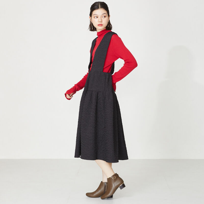 WA Oriental TRaffic「メタリックラインベルトヒールブーツ/32404」|ショートブーツ|