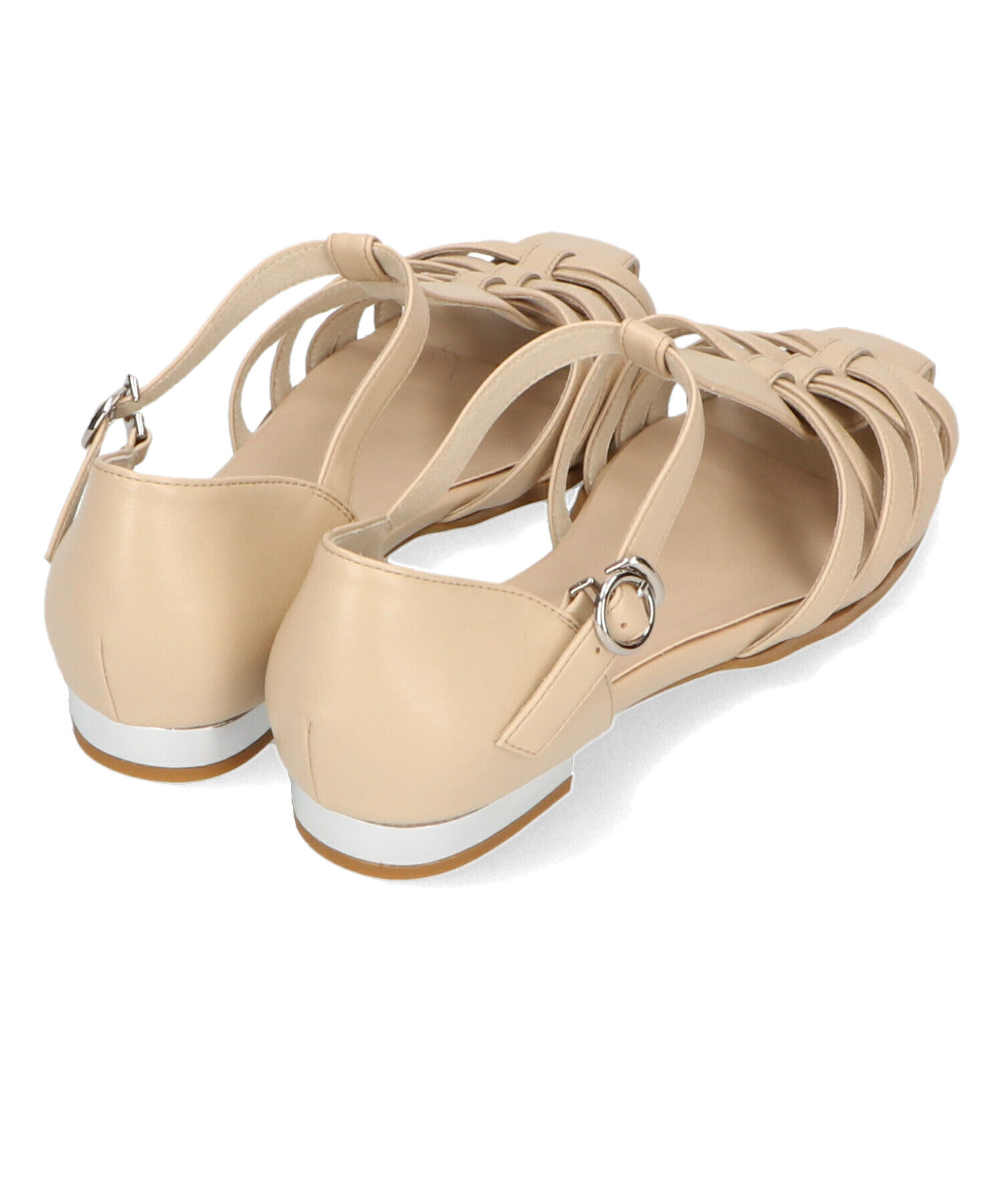 WA Oriental TRaffic「【トレンド】メタリックヒールグルカシューズ/42112 グルカサンダル 人気 カジュアル」|サンダル|