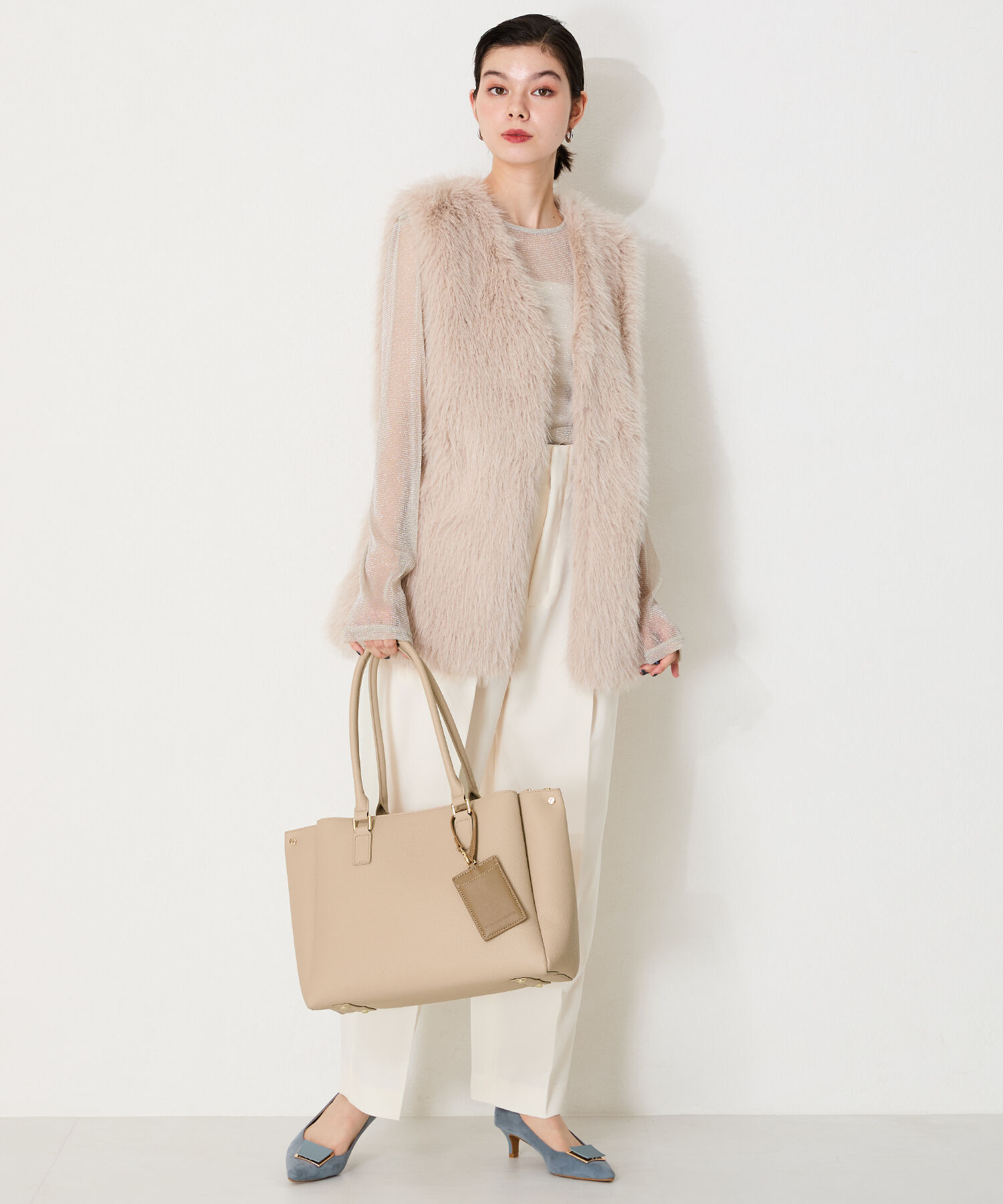 ORiental TRaffic「【BAG】A4横長トートバッグ/BA-220 通勤 通学 オフィスカジュアル 人気 トレンド 売れてる」|トートバッグ|