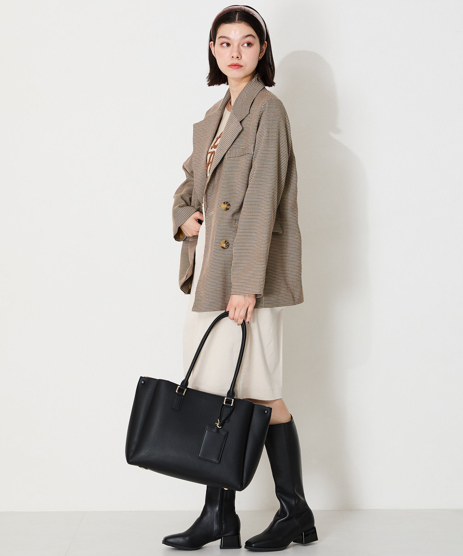 ORiental TRaffic「【BAG】A4横長トートバッグ/BA-220 通勤 通学 オフィスカジュアル 人気 トレンド 売れてる」|トートバッグ|