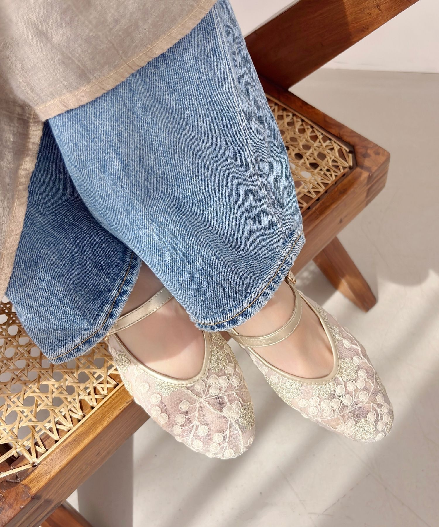 ORiental TRaffic「●2025春夏新作●シアーメリージェーンパンプス/51102 パンプス 人気 トレンド 売れてる」|パンプス|