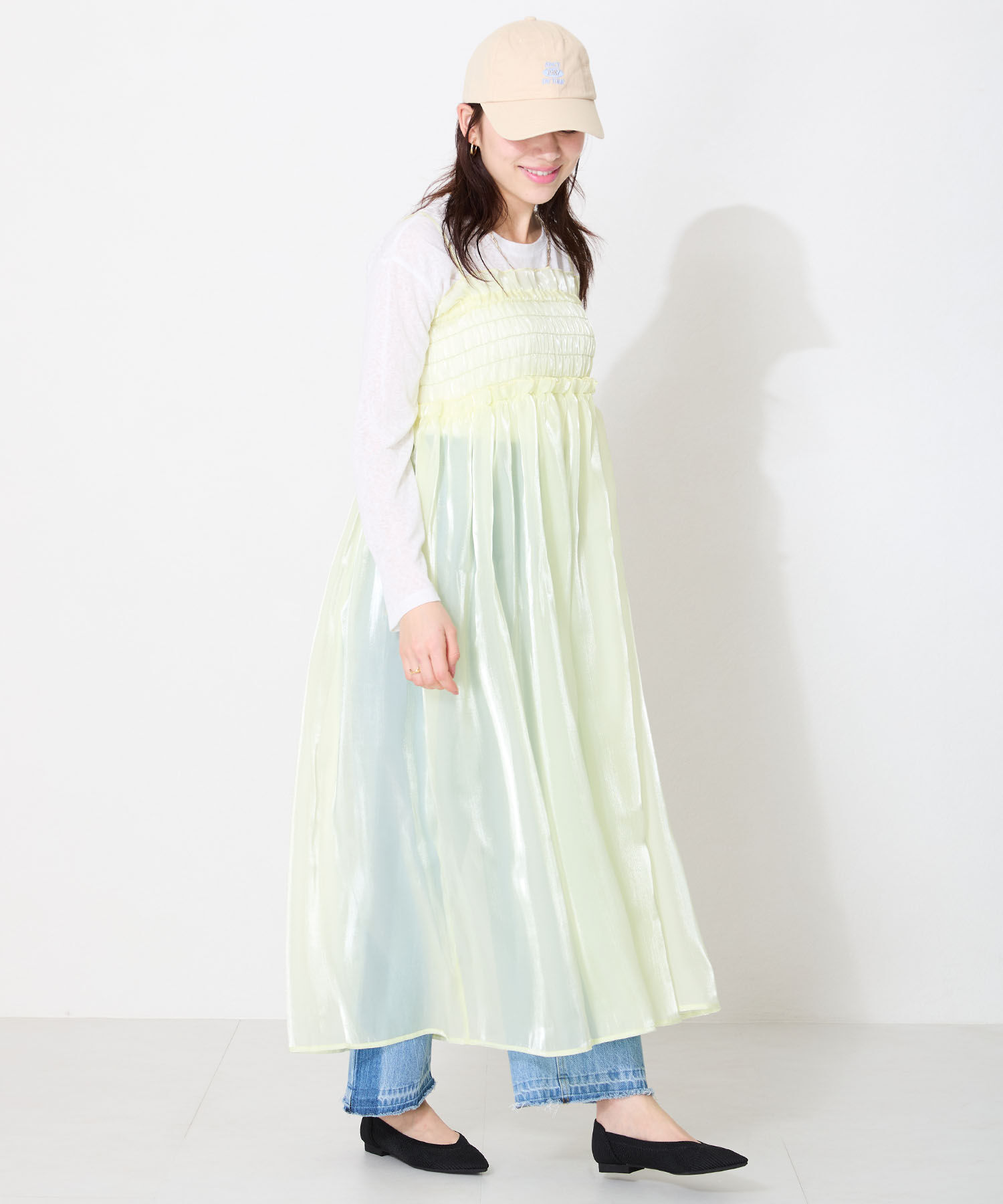 WA Oriental TRaffic「●人気アイテム● 軽量 シアー ニットパンプス /52108 柔らかい クッション」|パンプス|