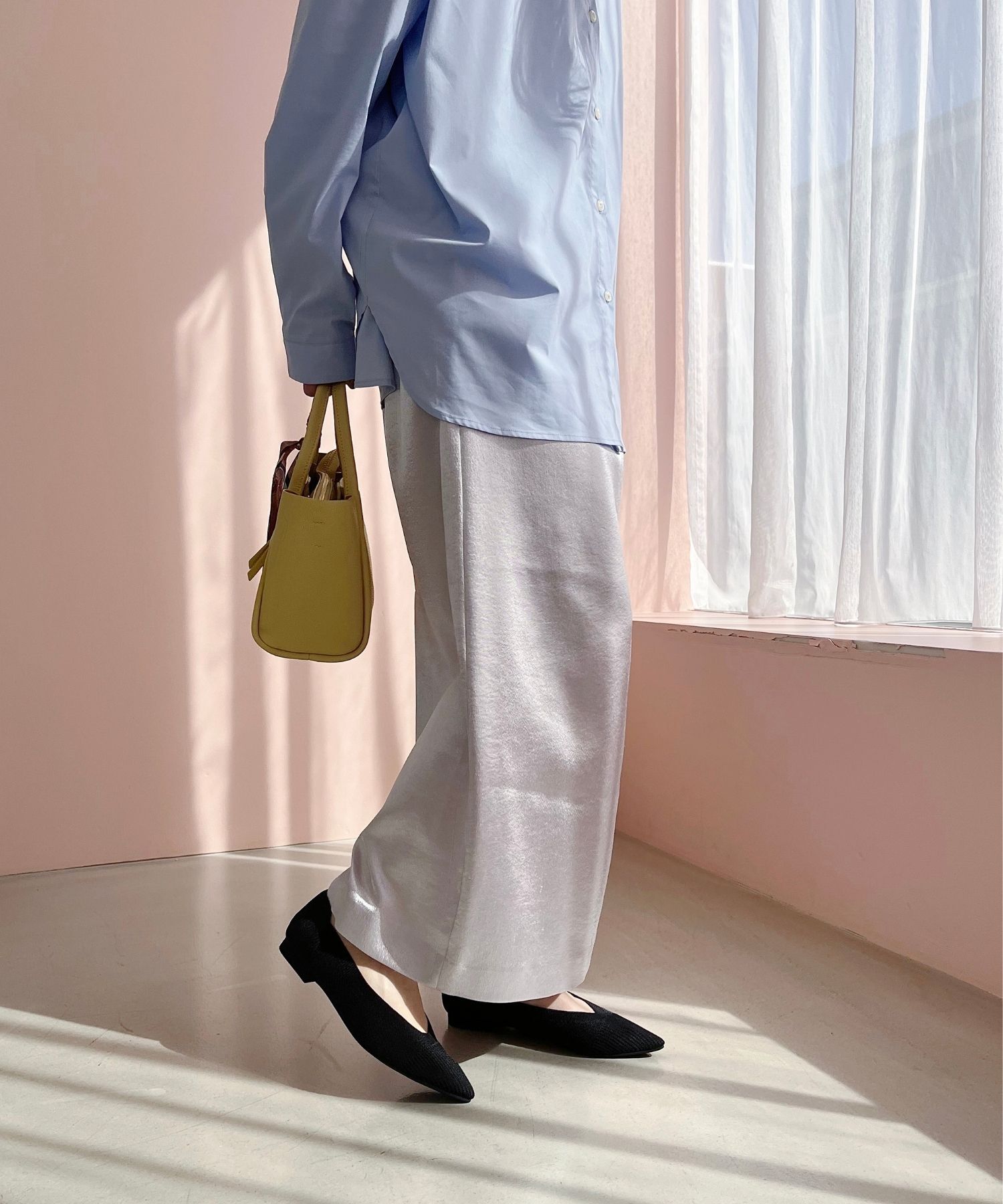 WA Oriental TRaffic「●人気アイテム● 軽量 シアー ニットパンプス /52108 柔らかい クッション」|パンプス|