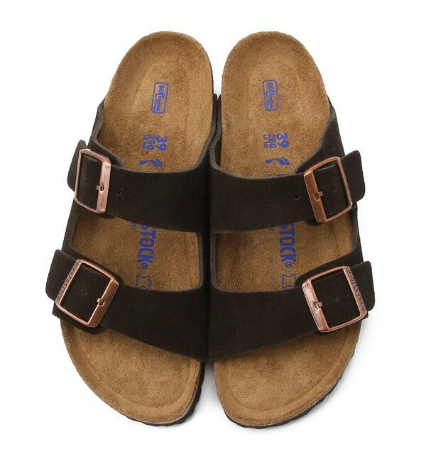 BIRKENSTOCK「【ビルケンシュトック】アリゾナ ソフトフットベッド/モカ スエード/サンダル メンズ レディース」|サンダル|