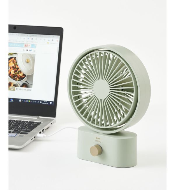 BRUNO「ポータブルスイングデスクファン」|電化製品|