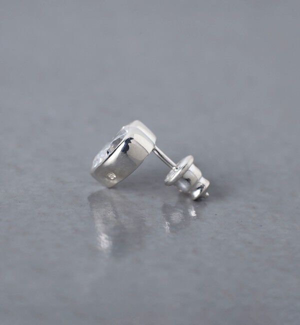UNITED ARROWS「SILVER925 ハートCZ ピアス」|ピアス|