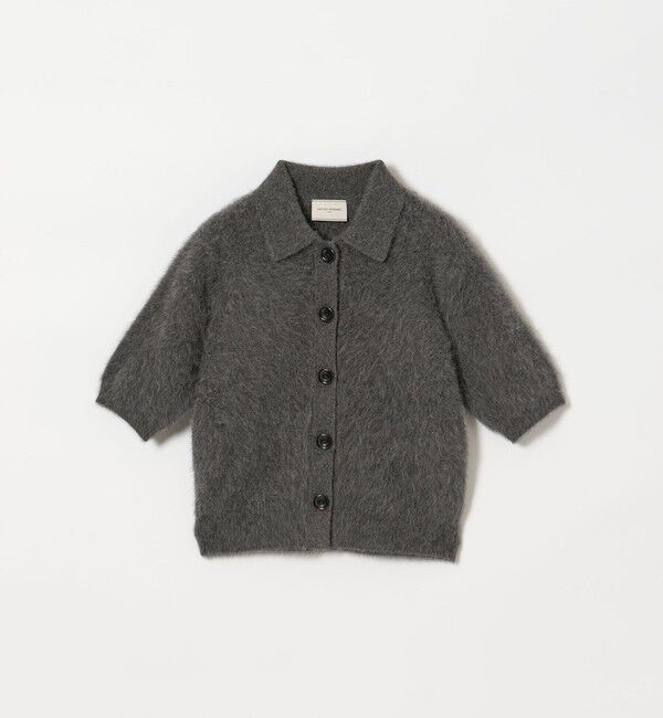 UNITED ARROWS「フォックスカシミヤ ショートスリーブ ポロニット」|ニット・セーター|