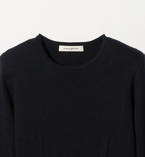 AEWEN MATOPH「＜AEWEN MATOPH＞コットンカシミヤミックス ショルダーパッドニット」|ニット・セーター|