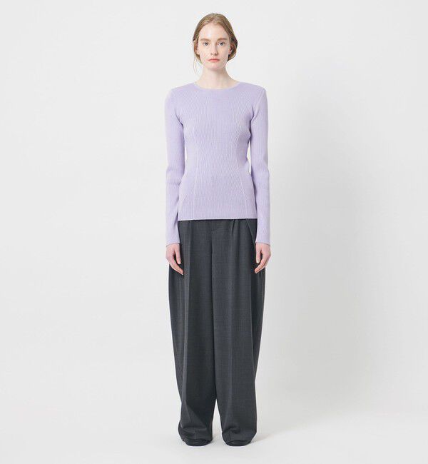 AEWEN MATOPH「＜AEWEN MATOPH＞コットンカシミヤミックス ショルダーパッドニット」|ニット・セーター|