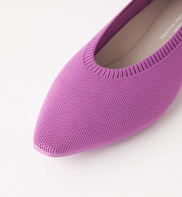 UNITED ARROWS green label relaxing「ウェルネス ニット フラットシューズ -撥水・ウォッシャブル-」|ローファー|