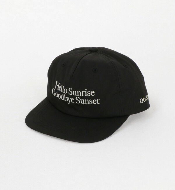 BEAUTY&YOUTH UNITED ARROWS「＜HELLO SUNRISE＞クラシック タイポグラフィ 5パネル キャップ」|キャップ・キャスケット|