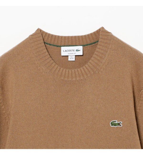 BEAMSBOY「LACOSTE / エッセンシャル ウール ニット セーター」|ニット・セーター|