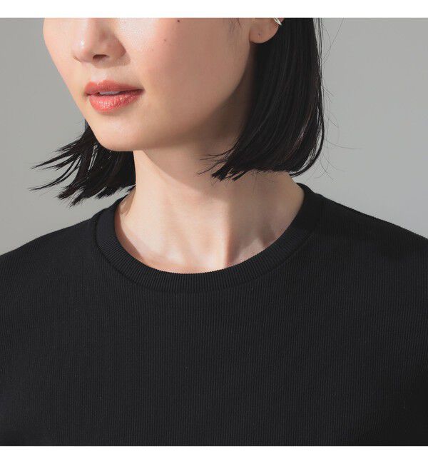 Demi-Luxe BEAMS 「【別注】スタイリスト佐藤佳菜子 &times; SLOANE / クルーネック リブTシャツ」|Tシャツ・カットソー|