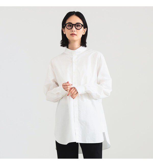 Demi-Luxe BEAMS 「【別注】:colon / ツイル シャツ」|シャツ・ブラウス|WHITE