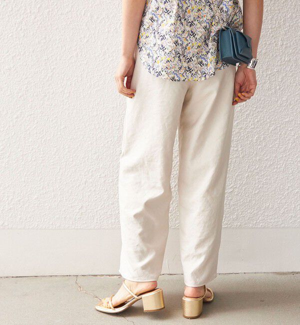 SHIPS for women「〈手洗い可能〉 ツイル ドロスト パンツ◇」|その他|ナチュラル