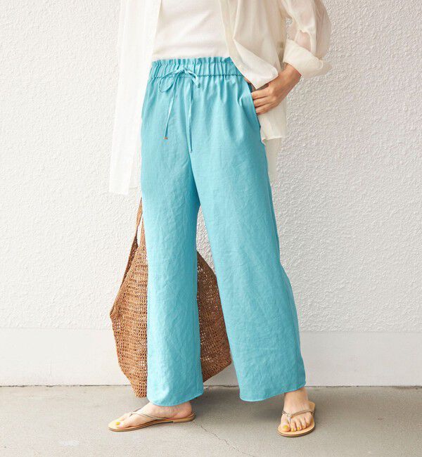 SHIPS for women「〈手洗い可能〉 ツイル ドロスト パンツ◇」|その他|