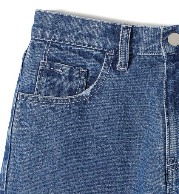 SHIPS for women「〈洗濯機可能〉11.5oz デニムセミフレアパンツ◇」|デニム|