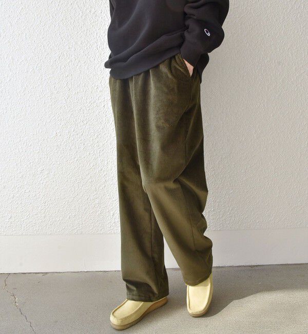 SHIPS any「【SHIPS any別注】HELLO FOX: コーデュロイ ワイド テーパード パンツ◇」|その他|