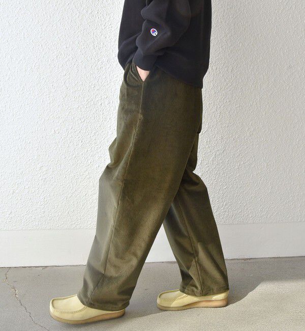 SHIPS any「【SHIPS any別注】HELLO FOX: コーデュロイ ワイド テーパード パンツ◇」|その他|