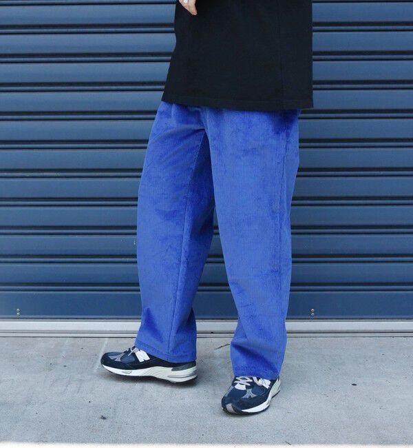 SHIPS any「【SHIPS any別注】HELLO FOX: コーデュロイ ワイド テーパード パンツ◇」|その他|