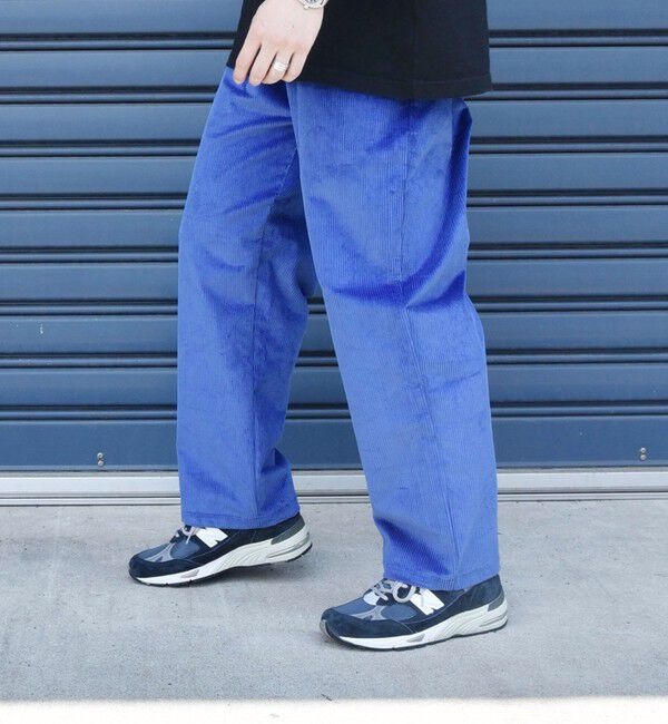 SHIPS any「【SHIPS any別注】HELLO FOX: コーデュロイ ワイド テーパード パンツ◇」|その他|