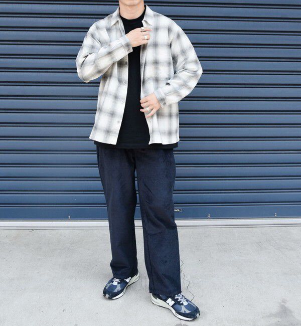 SHIPS any「【SHIPS any別注】HELLO FOX: コーデュロイ ワイド テーパード パンツ◇」|その他|