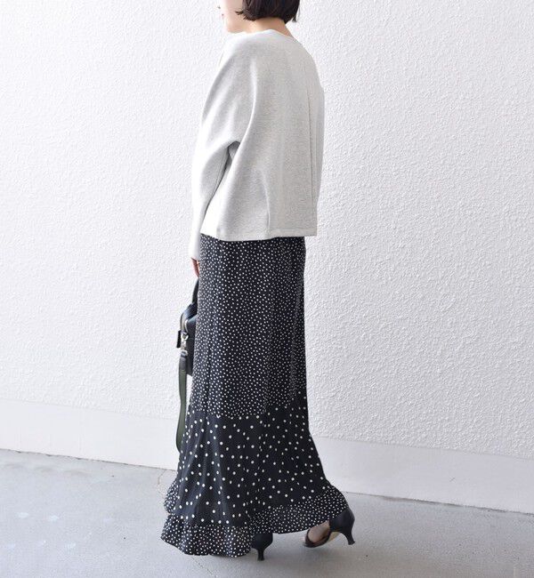 SHIPS for women「*〈手洗い可能〉フロント ビジュー ボタン ダンボール カーディガン◇」|カーディガン|