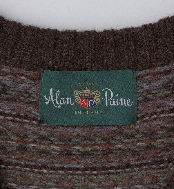 SHIPS「ALAN PAINE: ラムウール フェアアイル柄 ベスト」|ベスト・ジレ|