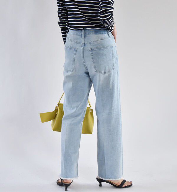 quaranciel「quaranciel:〈洗濯機可能〉ハンサム テーパード デニム パンツ 2」|デニム|