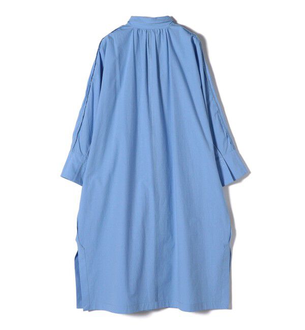 SHIPS for women「〈手洗い可能〉近江晒 タイプライター パールモチーフ ワンピース 24SS ◇」|ワンピース|