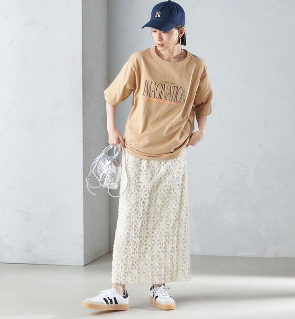 SHIPS for women「リボン レース タイト スカート 24SS ◇」|スカート|