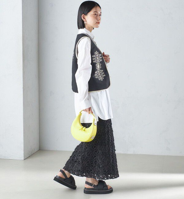 SHIPS for women「リボン レース タイト スカート 24SS ◇」|スカート|