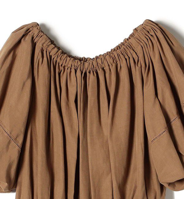 SHIPS for women「【WEB限定】〈洗濯機可能〉麻混 2WAY オフショルダー ブラウス」|シャツ・ブラウス|