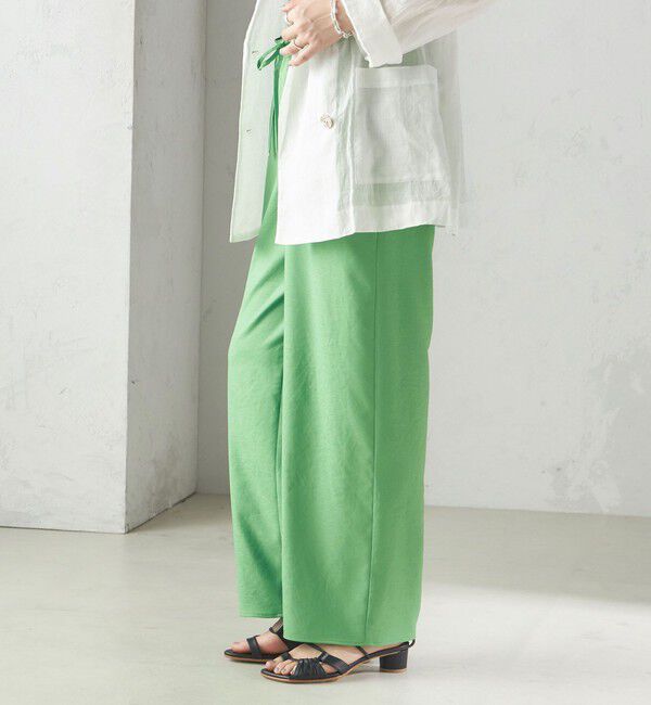 SHIPS for women「〈手洗い可能〉ツイル ドロスト パンツ」|その他|
