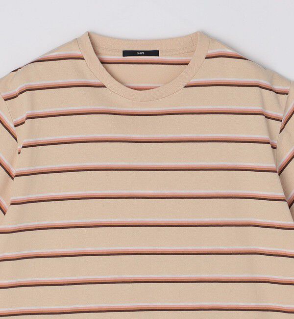 SHIPS「SHIPS: TEXBRID(R) リネン グラデーション ボーダー Tシャツ」|Tシャツ・カットソー|