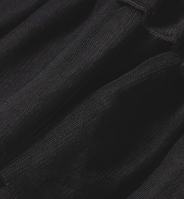 SHIPS any「SHIPS any:〈手洗い可能〉チュール ティアード 2WAY キャミソール」|キャミソール|