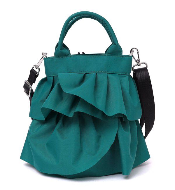 SHIPS for women「【WEB限定】 2WAY ナイロン フリル ショルダー バッグ」|ショルダー・メッセンジャー|