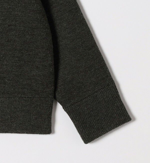 SHIPS any「SHIPS any:〈手洗い可能〉ロゴ刺繍 クルーネック ニット プルオーバー」|ニット・セーター|