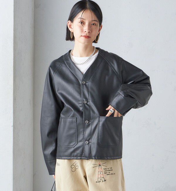 SHIPS for women「【SHIPS別注】WHITE FIELD: LE エンジニア ジャケット」|ノーカラージャケット|