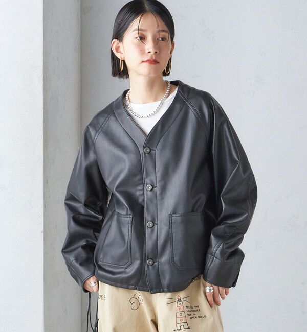 SHIPS for women「【SHIPS別注】WHITE FIELD: LE エンジニア ジャケット」|ノーカラージャケット|