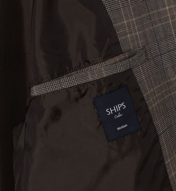 SHIPS Colors 「SHIPS Colors:ステンカラー コート チェック◇」|ステンカラーコート|