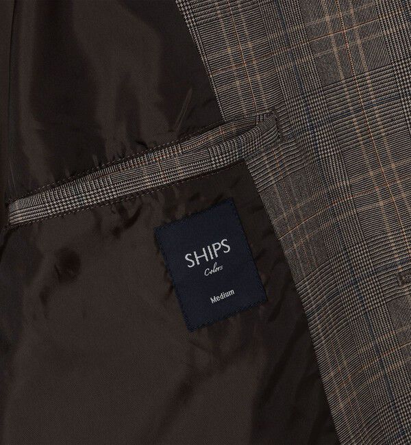 SHIPS Colors 「SHIPS Colors:ステンカラー コート チェック◇」|ステンカラーコート|