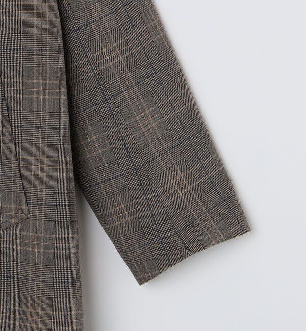 SHIPS Colors 「SHIPS Colors:ステンカラー コート チェック◇」|ステンカラーコート|