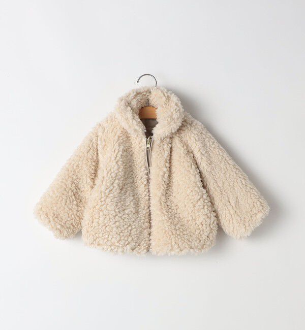 SHIPS KIDS「SHIPS KIDS:80～90cm / プードルファー&times;タフタ リバーシブル ジャケット」|その他|